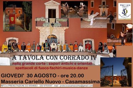 A Tavola con Corrado IV - Cena Medievale e Spettacoli