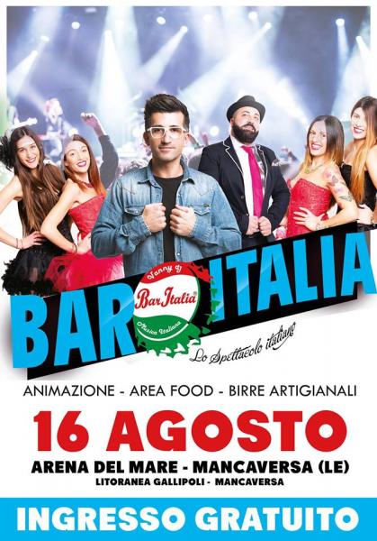 Festival Bar Italia all'Arena del Mare di Mancaversa