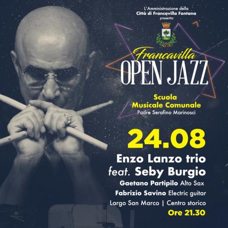 Francavilla Open Jazz presenta: Enzo Lanzo Trio feat. Seby Burgio