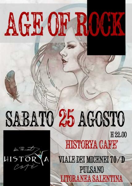AGE of ROCK live@Historya Cafè (Pulsano - TA)