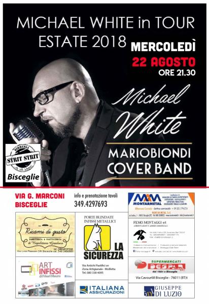 Michael WHITE - Mario Biondi cover band a Bisceglie