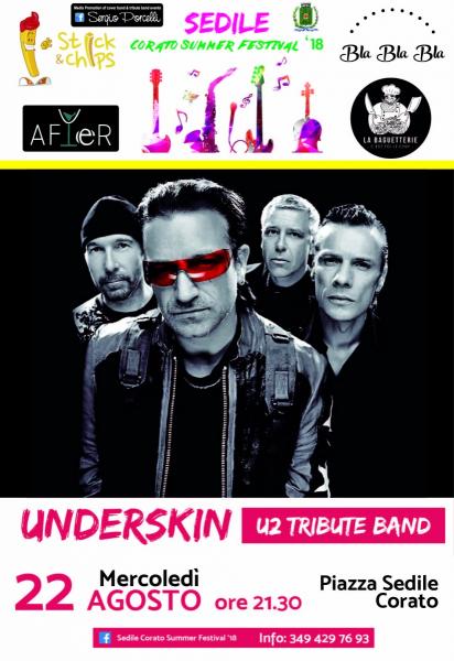 Sedile Corato Summer Festival ' 18 - UnderSkin - U2 Tribute Band