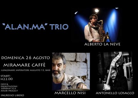 "AL.AN.MA." trio live @Miramare Caffè