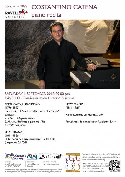 COSTANTINO CATENA piano recital