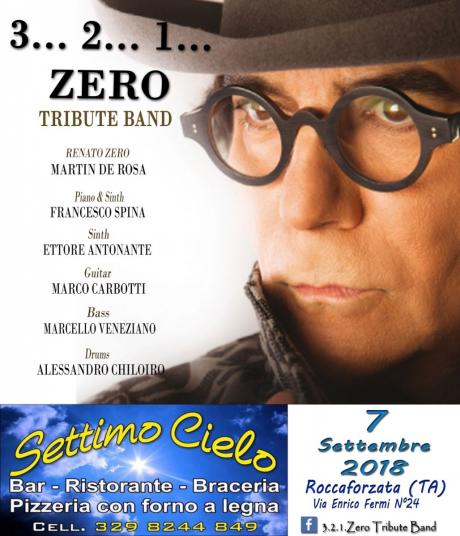 Serata live con "3...2...1...zero" cover di Renato Zero