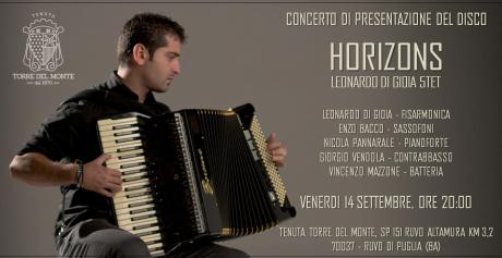 Horizons - Leonardo Di Gioia 5tet - presentazione disco