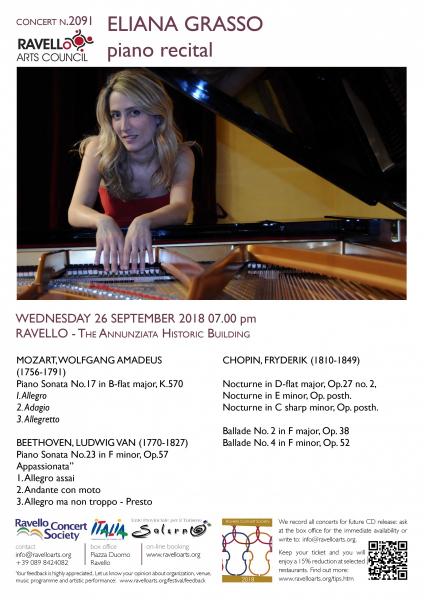 ELIANA GRASSO piano recital