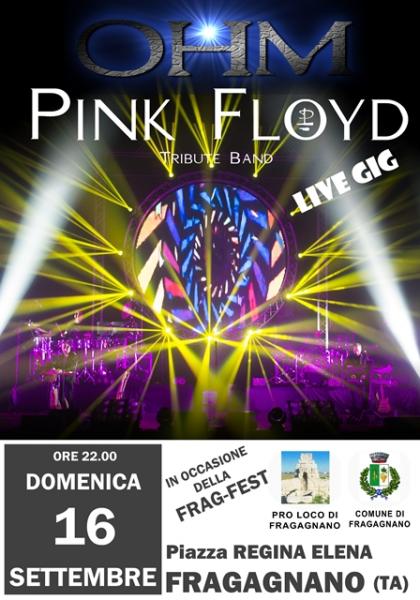 OHM PINK FLOYD LIVE GIG - FRAGAGNANO (TA) - Piazza REGINA ELENA