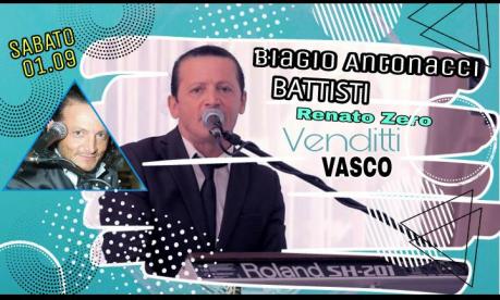 Corcelli Live canta, Biagio Antonacci, Zero, Battisti Venditti e il grande Vasco Rossi