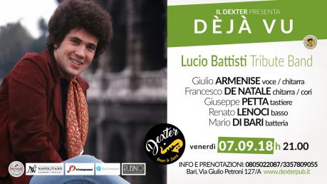 Il DEXTER presenta: De’ja’ vu, tributo a Lucio Battisti