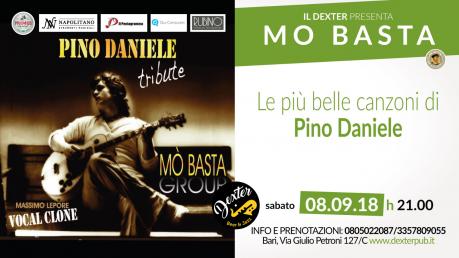 Il DEXTER presenta: Mo’ Basta, tributo a Pino Daniele