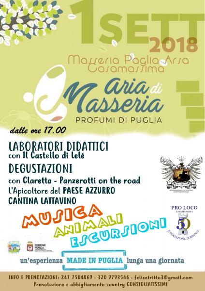 Aria di Masseria - Profumi di Puglia... a Paglia Arsa