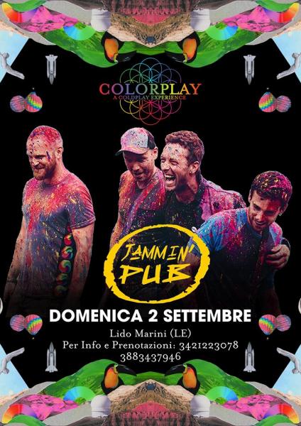 Colorplay a Coldplay experience live Jammin Pub Lido Marini