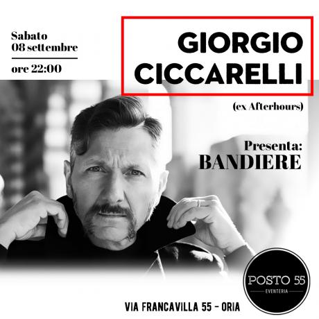 GIORGIO CICCARELLI (EX AFTERHOURS) in concerto