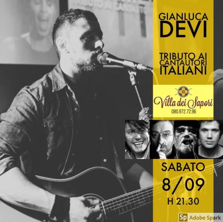 Gianluca Devi - Tributo ai Cantautori Italiani @ Villa dei Sapori - Bari