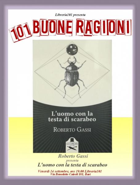 Libreria 101 presenta: 101 Buone Ragioni - Incontro con l'autore Roberto Gassi