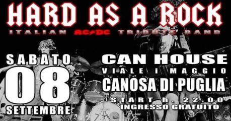 Hard as a Rock |AC/DC Tribute band live at Can House - Canosa
