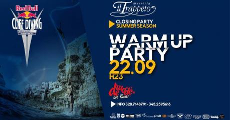 Sabato 22/09 "WARM UP CLIFF Diving Party" Closing Trappeto Summer (Monopoli)