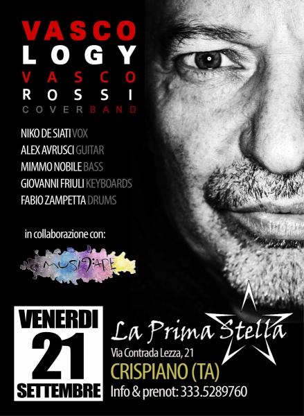 Vascology - Vasco Rossi Cover Band live at "La Prima Stella" in collaborazione con MUSICARE