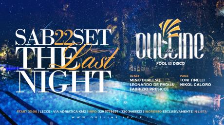 Ultima notte dell'estate all'Outline di Lecce: musica da ballare e bella gente a bordo piscina