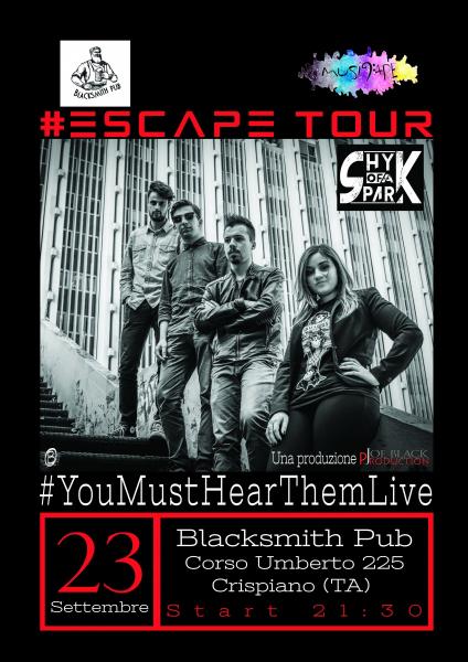 Shy of a Spark live #Escape Tour at Oktober Fest Bier BlackSmith Pub