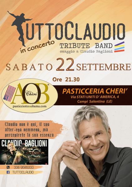 Tuttoclaudio Live Tributeband- Omaggio a Claudio Baglioni