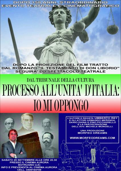 Processo all'Unità d'Italia- Io mi oppongo