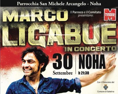 Live di Marco Ligabue a Noha. Musica d'autore per la festa di San Michele Arcangelo