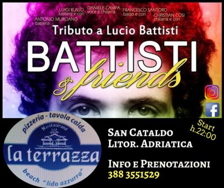 Battisti & Friends TRIO- sabato 29/09 @La Terrazza San Cataldo