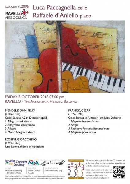 PACCAGNELLA & D'ANIELLO cello and piano duo