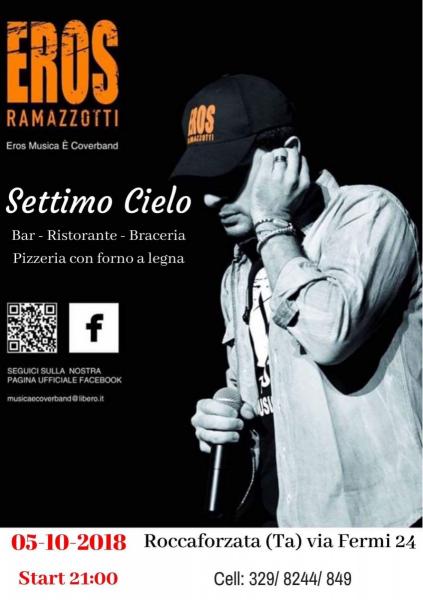 Serata live con "musica è" cover band di Eros Ramazzotti