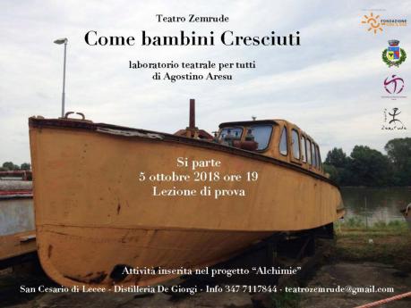 Laboratorio Teatrale "Come bambini Cresciuti" di Agostino Aresu