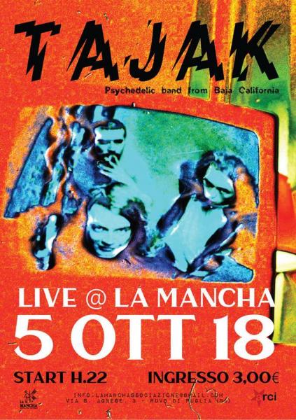 TAJAK [Psych – Space Rock from Mex] live at La Mancha