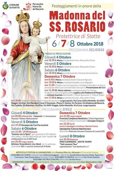 Festa patronale Maria SS. del Rosario