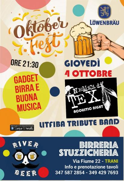 Nemici di tex litfiba tribute acoustic night a Trani Oktoberfest