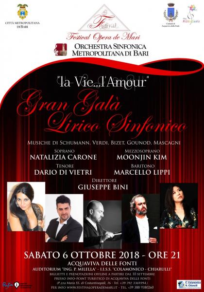 Gran Galà Lirico Sinfonico "la Vie...l'Amour"