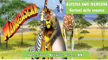 MADAGASCAR. Cinema con merenda. Cartoni dalle vacanze.