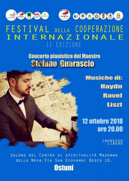 Festival della Cooperazione Internazionale - Concerto pianistico del Maestro Stefano Guarascio