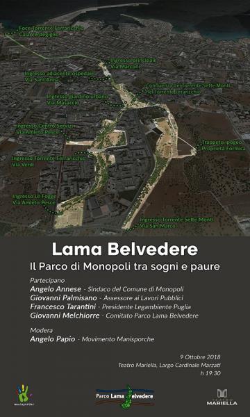 LAMA BELVEDERE + Il Parco di Monopoli tra sogni e paure