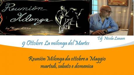 Reuniòn Milonga del Martes - 9 ottobre