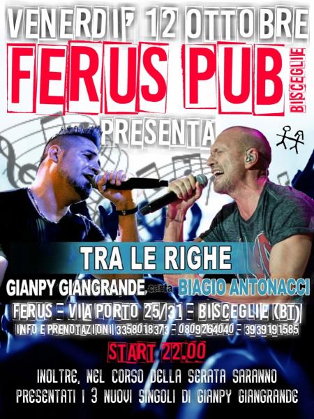 Biagio Antonacci Tribute live con i "Tra le Righe"