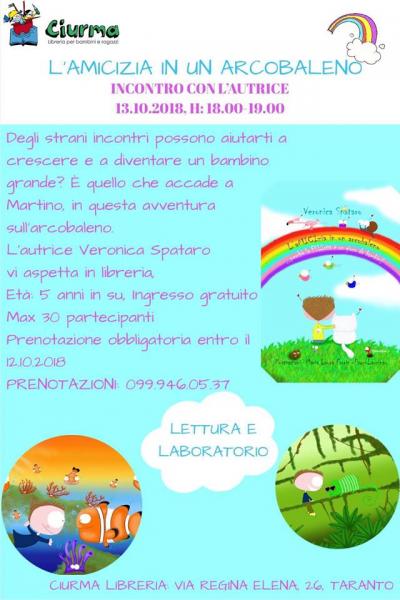 L'Amicizia in un arcobaleno, lettura e laboratorio per bambini!