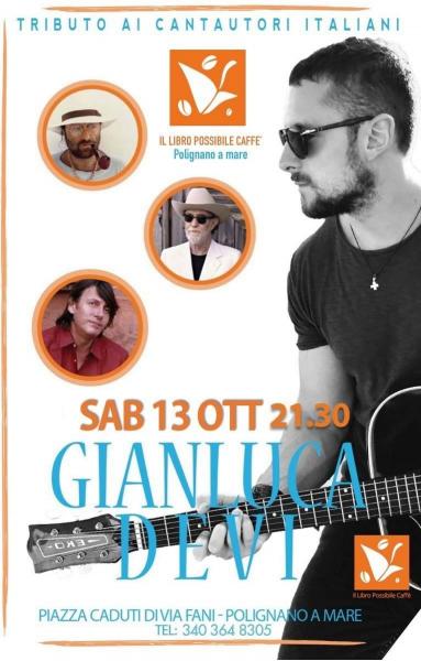 Il Libro Possibile Cafè presenta... Gianluca Devi - Tributo ai Cantautori Italiani