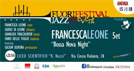 Francesca Leone quintet      " Bossa Nova Night"