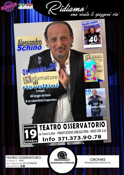 “Oh mamma...ho 51 sfumature di risvoltini” il CABARET di Alessandro Schino