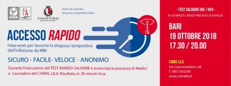 PARTE IL PROGETTO ACCESSO RAPIDO  - Interventi per favorire la diagnosi tempestiva dell’infezione da HIV/HCV -