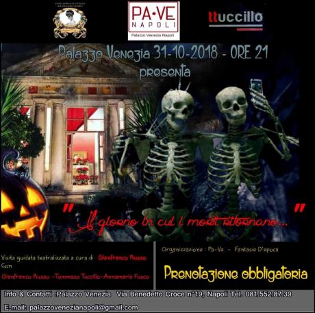La Notte in Cui i Morti Ritornano-Visita Guidata Teatralizzata