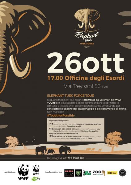 Elephant Tusk Force Tour Bari