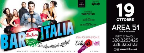 Torna l'Area 51 di Novoli per la movida del Salento: venerdì da ballare con il "Bar Italia"
