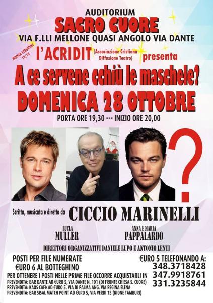Grande Commedia Teatrale Comica di Ciccio Marinelli